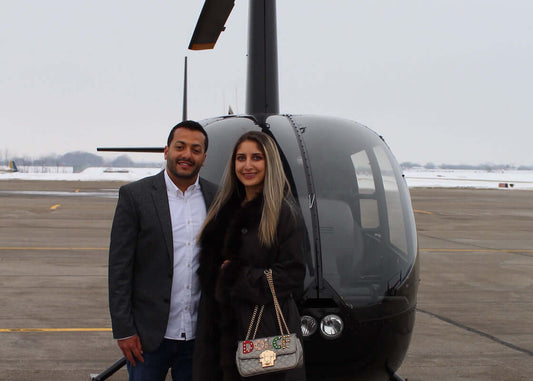 How to Pop the Question with a Helicopter Flight