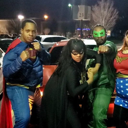 superhero costumes in columbus helicopter